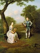 Sir Nathaniel and Lady Caroline Curzon Arthur Devis